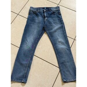Nat Nast Luxury Originals Mens Straight Leg Jeans Blue Denim 32x32 Medium Wash